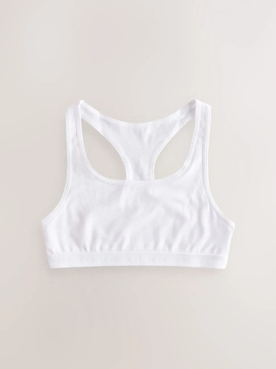 Zwart/wit/grijs - Set van 3 korte tops met racerback (5-16 jr)