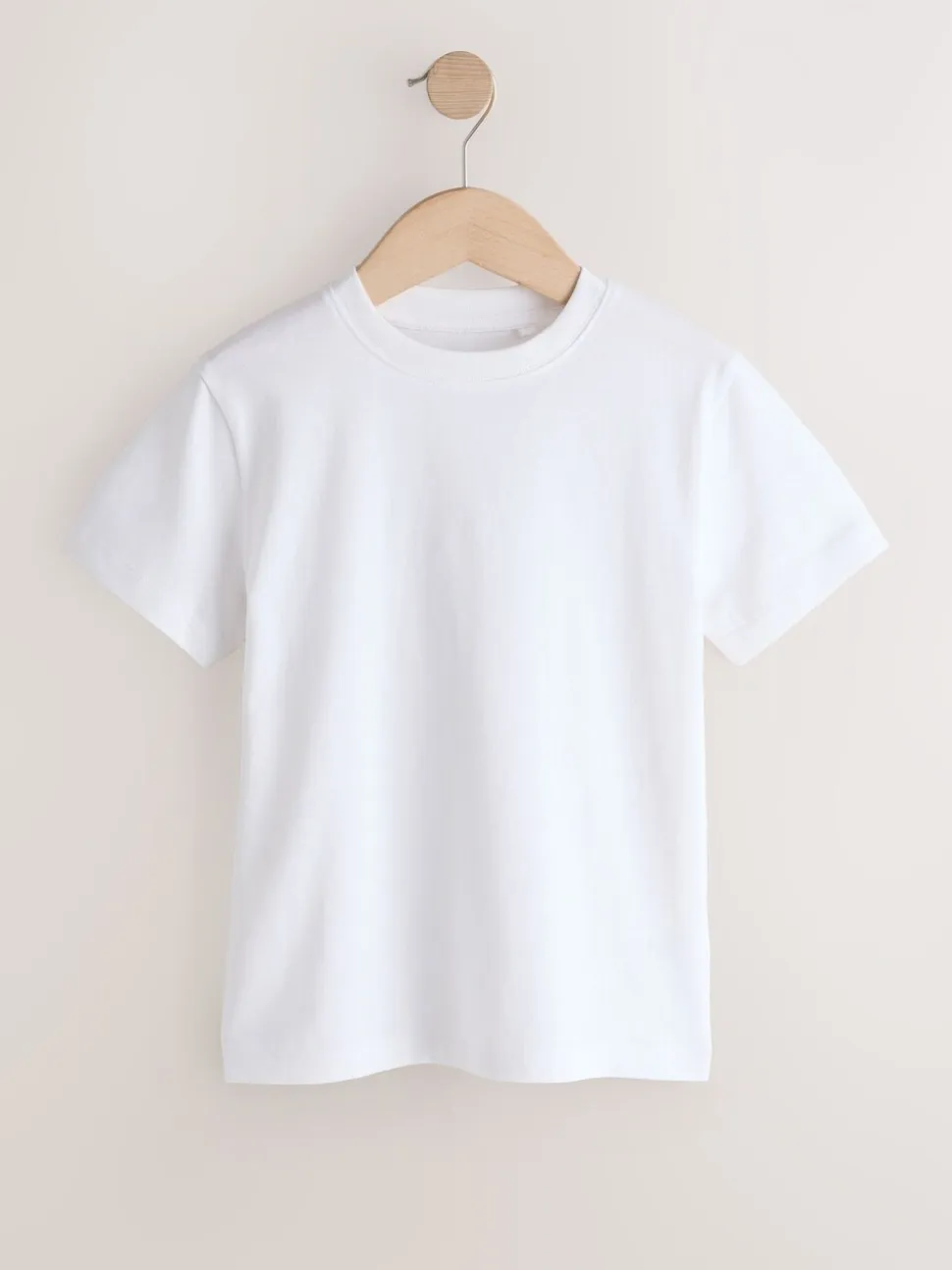 Zwart/wit/grijs/kaki - Set van 4 T-shirts met korte mouwen (3-16 jr)