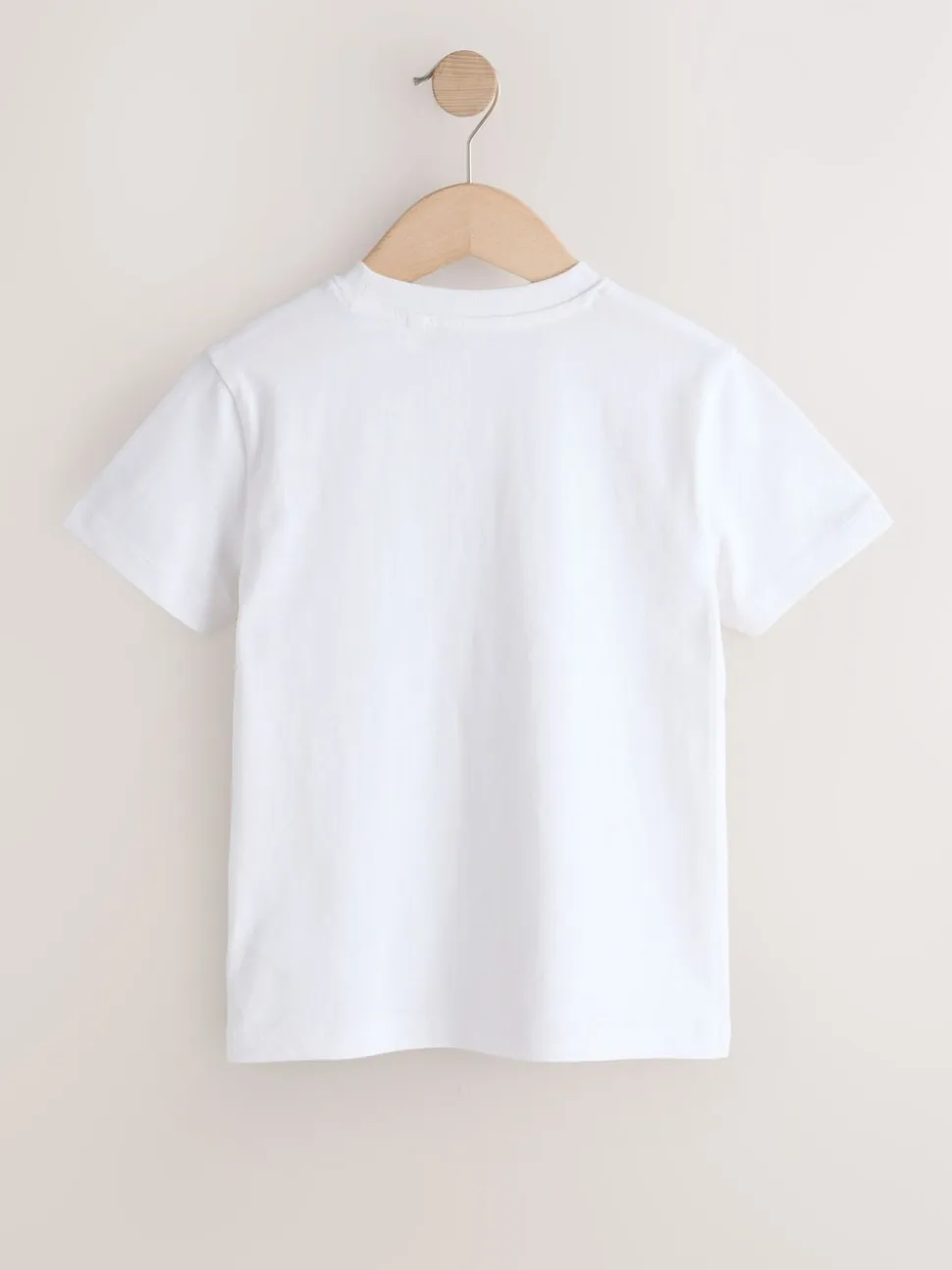 Zwart/wit/grijs/kaki - Set van 4 T-shirts met korte mouwen (3-16 jr)