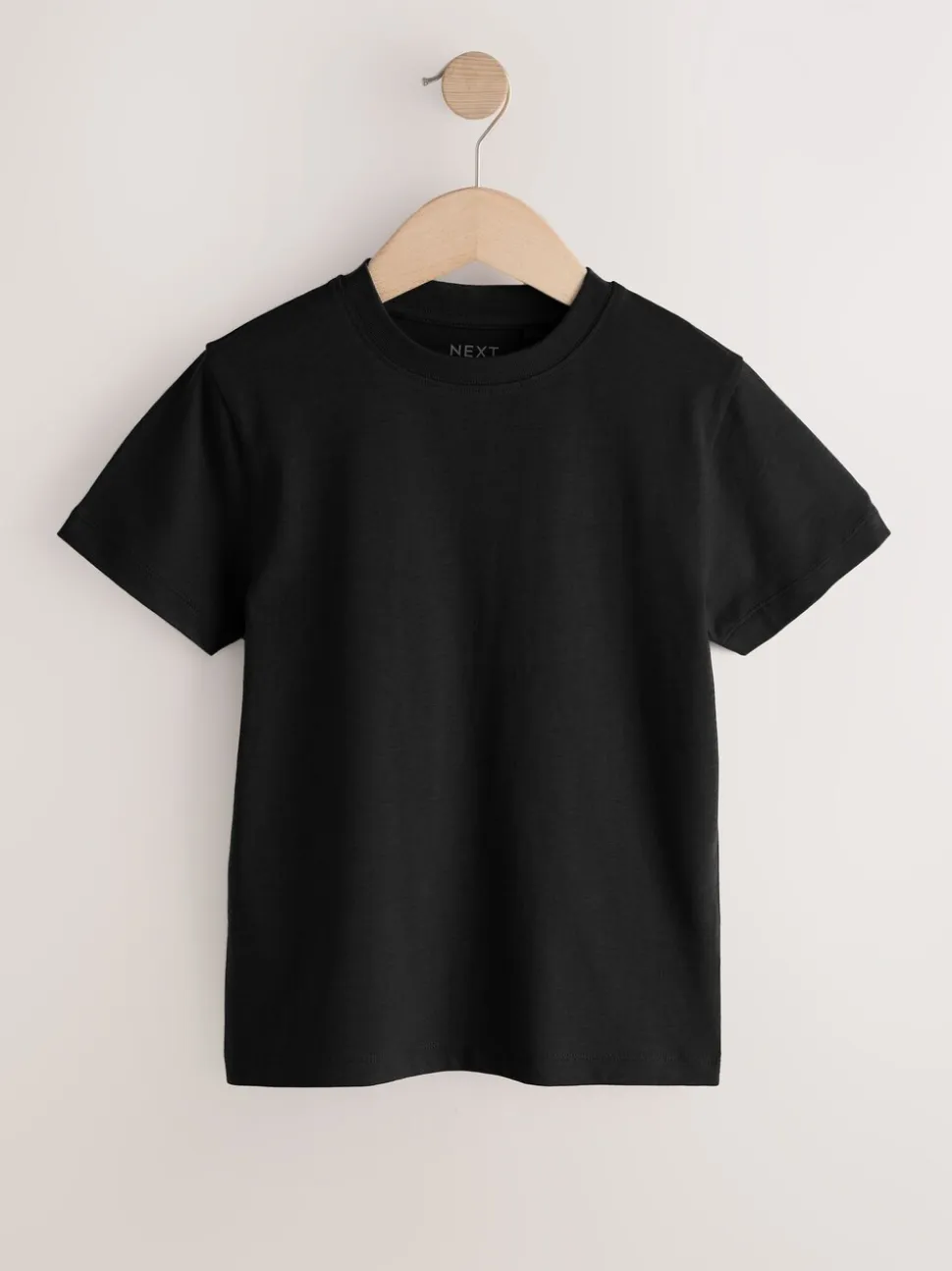 Zwart/wit/grijs/kaki - Set van 4 T-shirts met korte mouwen (3-16 jr)