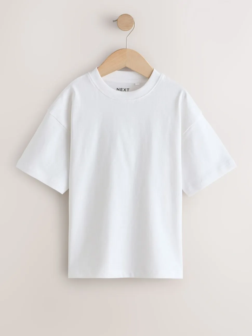 Zwart/wit/grijs/kaki - Set van 4 T-shirts met korte mouwen (3-16 jr)