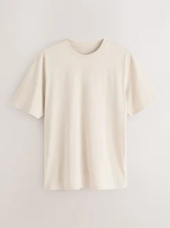 Zwart/Wit/grijs/leigrijs/kiezelkleurig/Bruin - Normale Pasvorm - Essential katoenen T-shirts verpakking van 6