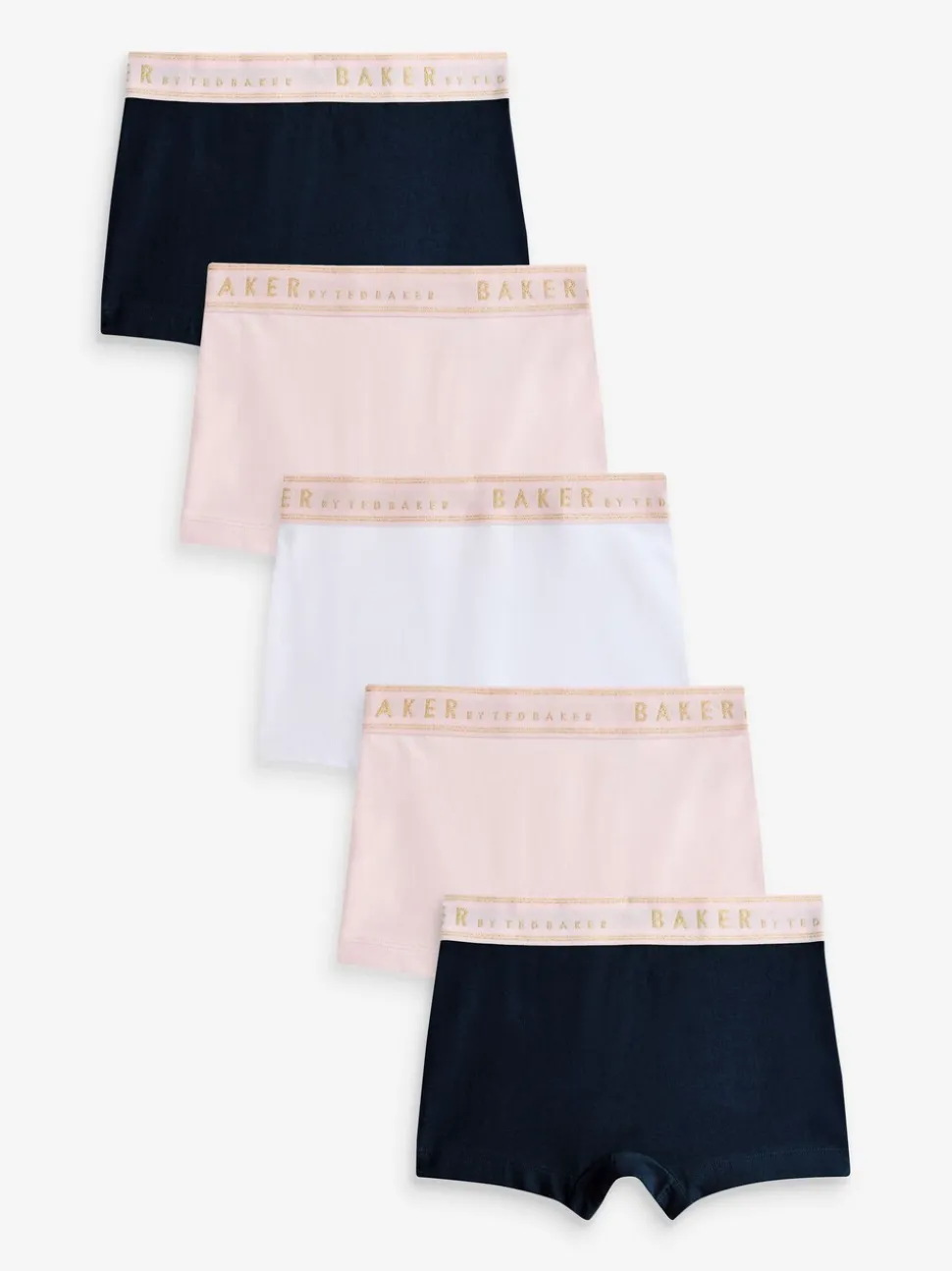Zwart/wit/nude - Baker by Ted Baker boxershorts 5 stuks