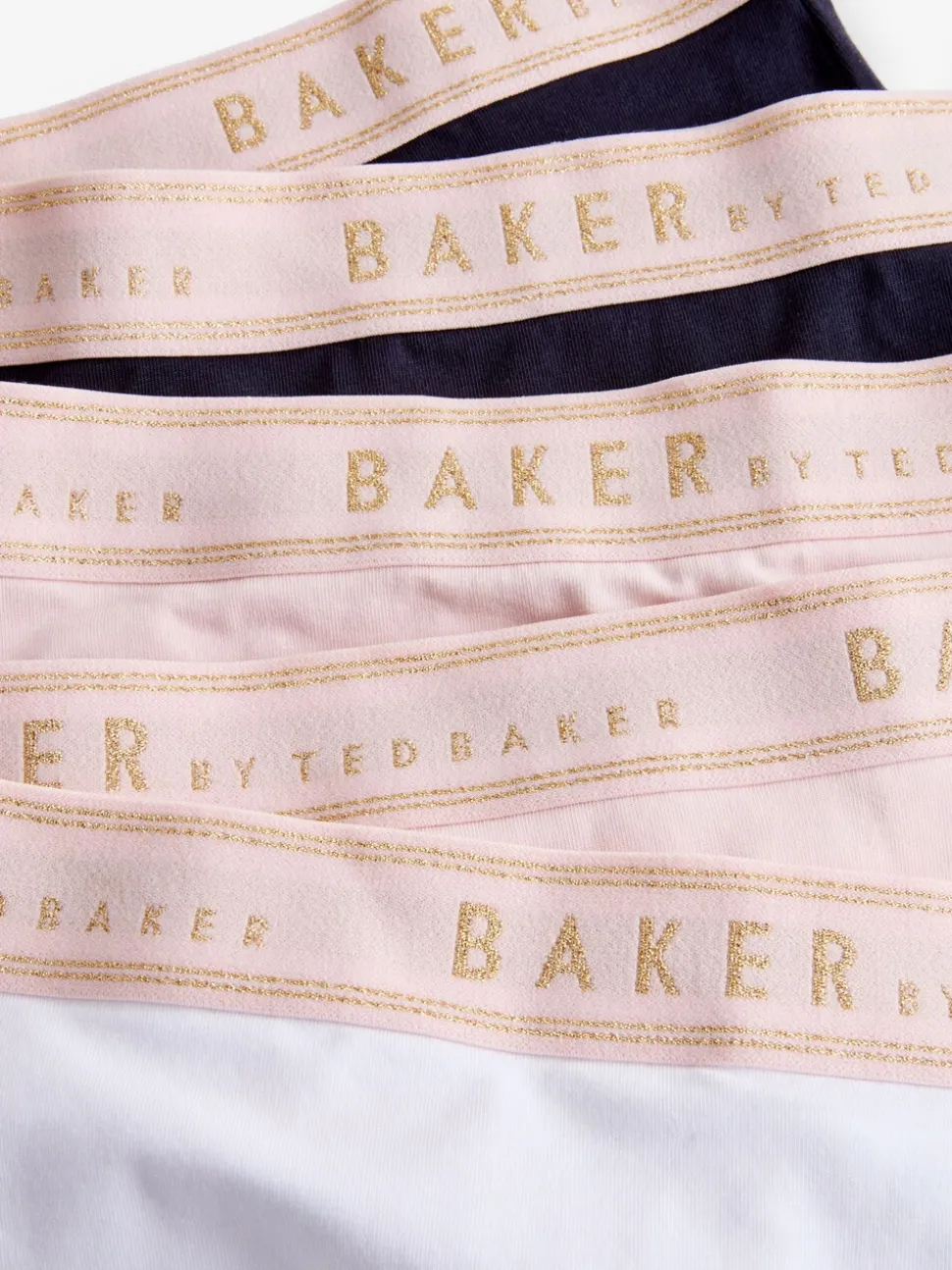 Zwart/wit/nude - Baker by Ted Baker boxershorts 5 stuks