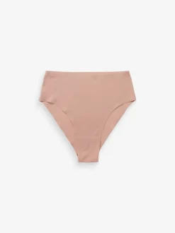 Zwart/wit/praline huidskleur - Geen zichtbare onderbroeklijn comfortabele slips verpakking van 3